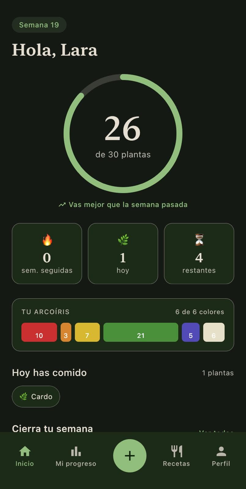 Hojaria App Interface